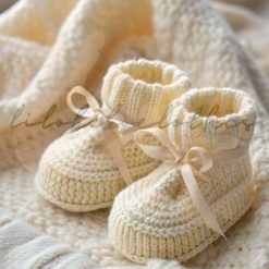 Adorable Knitted Baby Booties in Connecticut